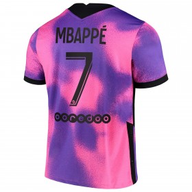 Camisolas de futebol Paris Saint-Germain PSG Kylian Mbappe 7 Fourth Jordan Equipamento 2021 Manga Curta